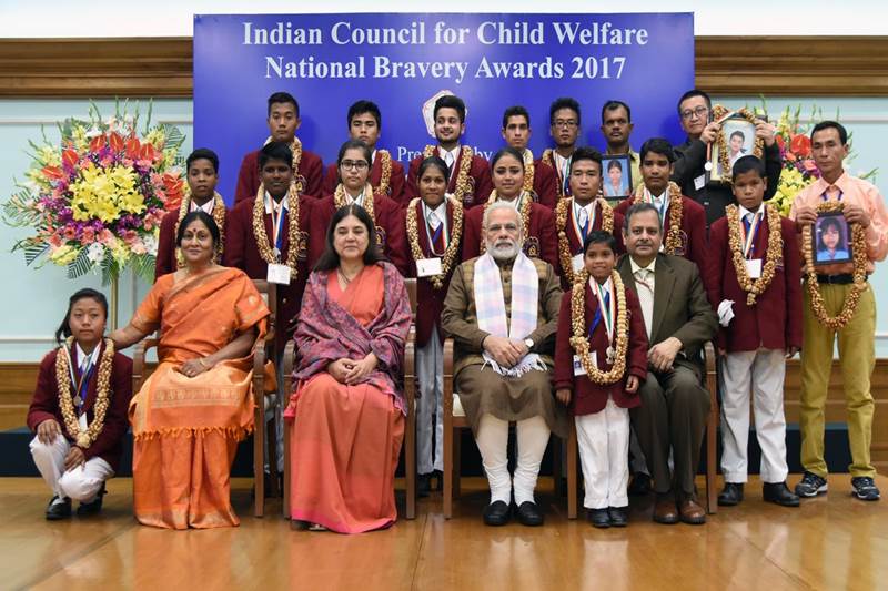 national bravery award, national bravery award 2017, national bravery award 2017 list, bravery awards, bravery awards 2017, bravery awards images, Narendra modi, PM Modi, brave heart children