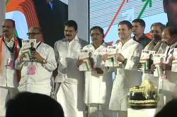 Karnataka election: At release of Congress manifesto for state, Rahul Gandhi takes fresh jibes at PM Modi