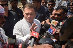 Congress claims sniper threat over ‘green light’ pointed at Rahul Gandhi, MHA says it was AICC photographer