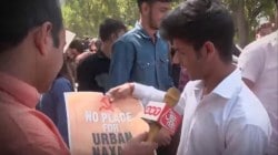 Galgotias University students are protesting against ‘urban maxwell’. They don’t know why | Watch