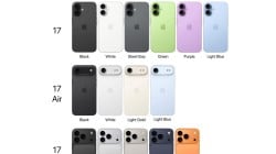 iPhone 17, iPhone 17 Pro, iPhone 17 Air, iPhone 17 Pro Max colours leaked online: Orange, dark blue, purple and more