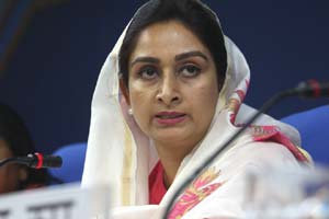 Food Processing Minister Harsimrat Kaur Badal had said the government was keen to make all 42 mega food parks operational in the next 30 months with an investment of over Rs 12,000 crore. (Reuters)