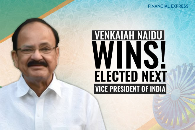 vice president election results, Venkaiah Naidu, vice-presidential election 2017, poll, vice-presidential poll update, vice-presidential poll live update, gopalkrishna gandhi, Gopalkrishna Gandhi vice presidential candidate, venkaiah naidu candidate, who is india's next vice president, Prime Minister, Narendra Modi, vice-presidential election, vice presidential candidate, NDA, top constitutional post, electoral college, Ram Nath Kovind, vice-president of India