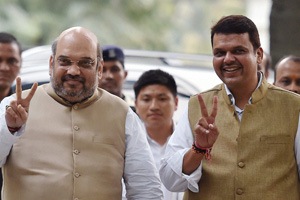 Devendra Fadnavis to take charge today; Sena to keep off swearing-in