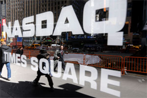 Facebook spending plan batters Nasdaq; Dow, S&P 500 up