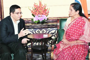 eBay India MD Latif Nathani meets Nirmala Sitharaman, says not seeking FDI