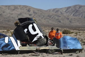 Debris from downed spaceship found 35 miles away