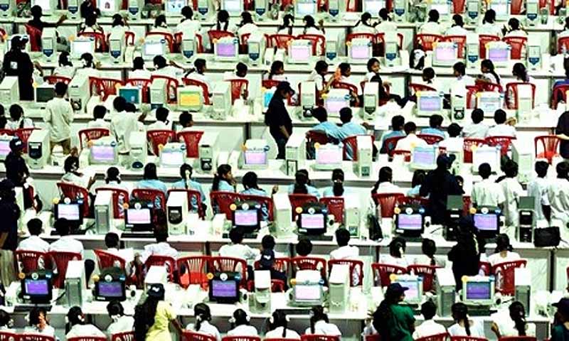 19 million to 29 million workers (5 to 8% of India’s non-farm labour force in 2025) would need new employment opportunities and skills training. (Image: Reuters)