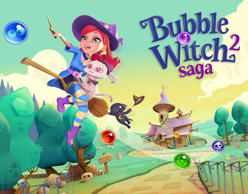 Bubble Witch 2 Saga stands 2nd in the list.