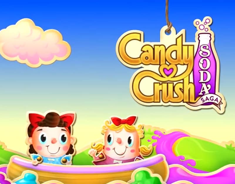 Candy Crush Soda Saga could secure third place only.