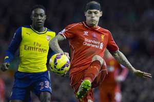 Liverpool F.C. scores late for 2-2 draw vs Arsenal F.C.