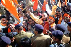 Protest against ‘PK’ turns ugly, theatres vandalised