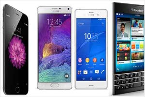 Samsung Galaxy Note 4, Nokia Lumia 530, Blackberry