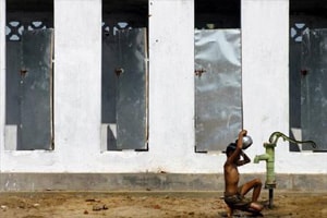 59.4 rural households do not have toilet facilities