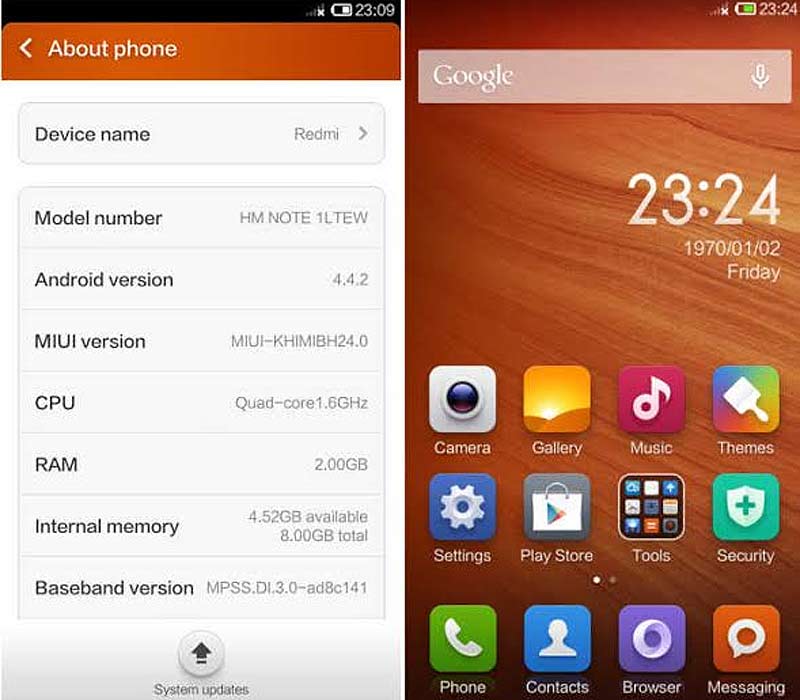 Xiaomi Redmi Note 4G has 5.5" HD IPS LCD capacitive touchscreen that supports 16M colours. (Photo: Debashis Sarkar)
