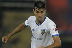 Brazilian midfielder Bruno Pelissari's individual brilliance saw Chennayin FC edge past Kerala Blasters 1-0 to all but ensure a place in the semi-final of the Indian Super League. (Reuters)