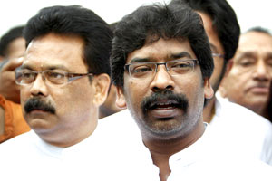 Soren, who is Executive President of Jharkhand Mukti Morcha (JMM), said Gupta's words amounted to an affront to the tribal community. (PTI) Soren, who is Executive President of Jharkhand Mukti Morcha (JMM), said Gupta's words amounted to an affront to the tribal community. (PTI)