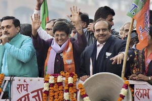 Kiran Bedi, Kiran Bedi BJP, Kiran Bedi Delhi Assembly elections, Kiran Bedi CM candidate, Kiran Bedi news, Delhi Assembly elections, Delhi Assembly elections Kiran Bedi, Delhi Assembly elections news