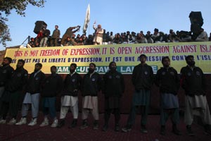 charlie Hebdo protest, Pakistan, Hafiz Saeed