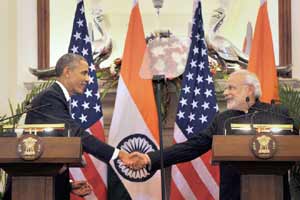 Barack Obama, Narendra Modi, India US nuclear deal