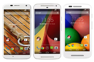 Moto G, Moto X, Moto E, Motorola