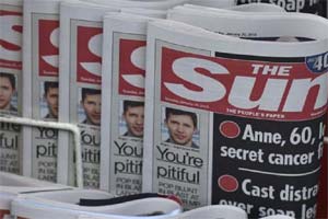 The Sun, The Sun page three, British tabloid, British tabloid The Sun