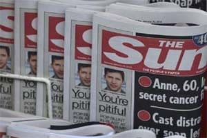 The Sun, The Sun page three, British tabloid, British tabloid The Sun