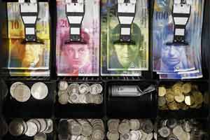 Swiss National Bank, Swiss National Bank franc, Swiss franc coins