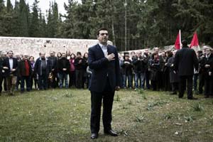 Greek PM Alexis Tsipras pushes on with radical change, markets tumble Greek PM Alexis Tsipras pushes on with radical change, markets tumble