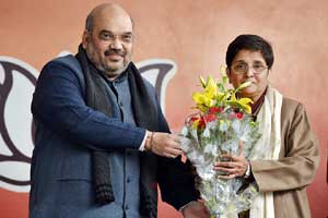 Kiran Bedi, Kiran Bedi join BJP, Kiran Bedi BJP, Kiran Bedi Delhi Assembly polls, Kiran Bedi Delhi elections, Kiran Bedi news, Bharatiya Janata Party, Bharatiya Janata Party news