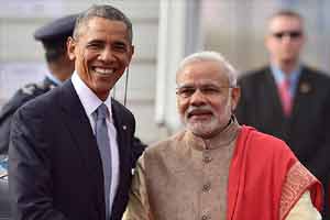barack obama and modi