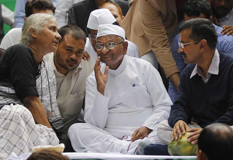 Anna Hazare, land ordinance, Arvind Kejriwal