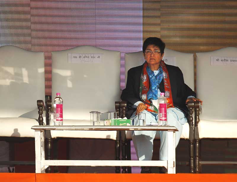 Bharatiya Janata Party, BJP, Narendra Modi, Narendra Modi news, Kiran Bedi, Kiran Bedi Bjp, Kiran Bedi Delhi CM, Amit Shah, Delhi elections, delhi election news, BJP rally