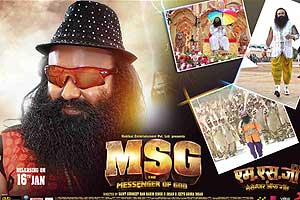 MSG, MSG movie, msg release date, msg the messenger of god, msg ram rahim, msg ram rahim film, messenger of god, msg protests