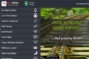 RailY​atri, RailY​atri app, railY​atri.in, RailYatri app seat, railYatri app seat availability