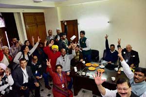 Arvind Kejriwal, Aam Aadmi Party, Bharatiya Janata Party, Delhi assembly election results