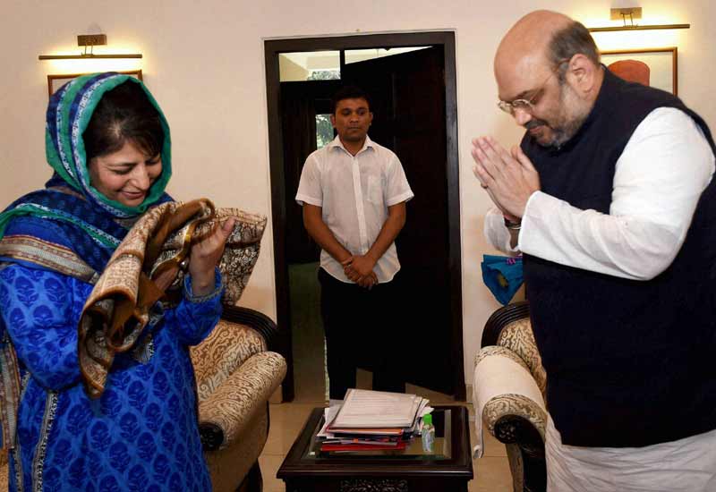 BJP, PDP, Mehbooba Mufti, Amit Shah, Jammu and Kashmir