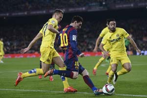 Barcelona FC, Lionel Messi, Barcelona FC wins, Barcelona FC lionel messi, Barcelona FC vs villareal, Barcelona FC Copa del ray, Copa del ray semi final