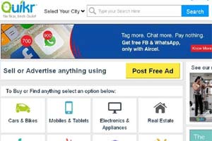 Quikr, Carnation, automobiles