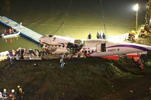 taiwan plane crash, taiwan, taiwan plane, taiwan crash, TransAsia Airways crash, TransAsia Airways, TransAsia Airways Flight 235
