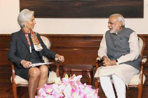 narendra modi, prime minister narendra modi, imf, international monentary fund, narendra modi news, Christine Lagarde, arun jaitley, india latest news
