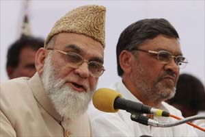 Azam Khan, azam khan news, azam khan speech, Maulana Syed Ahmed Bukhari, Maulana Syed Ahmed Bukhari shahi imam, shahi imam, muslims in india, india latest news