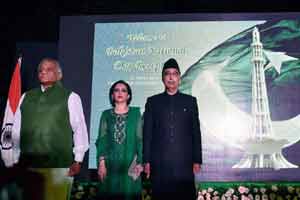 Delhi, General VK Singh, India, Narendra Modi, Pakistan, Pakistan National Day, V K Singh, Pakistan National day celebrations, Pakistan High Commission, Mirwaiz Umer Farooq, Syed Ali Shah Geelani, Yaseen Malik