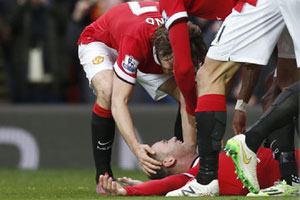 Barcelona fc, wayne rooney, wayne rooney news, wayne rooney knock out, wayne rooney Phil Bardsley, wayne rooney boxing, soccer, Phil Bardsley, football latest news