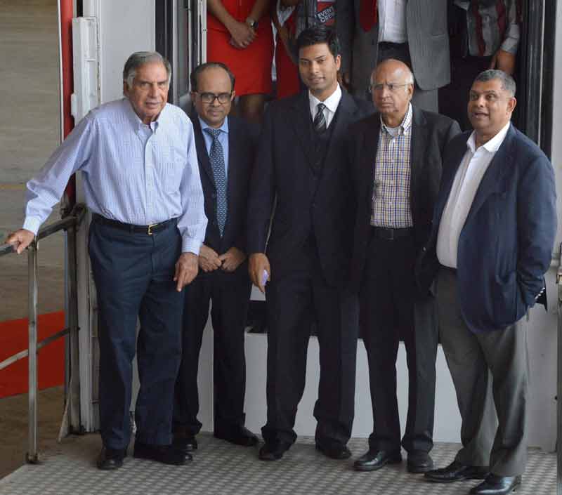 AirAsia India, AirAsia aircraft, Air Asia JRD Tata livery, Ratan Tata, Tony Fernandes, Mittu Chandilya