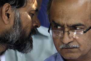 Aam Aadmi Party, Aam Aadmi Party Delhi, L Ramdas, Prashant Bhushan, Prashant Bhushan, National Disciplinary Committee, Yogendra Yadav, Yogendra Yadav, Arvind Kejriwal, Arvind Kejriwal news, aap party, aap news, aap delhi