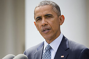 Obama made the remark at a briefing on the sidelines of Group of Seven talks in Japan where the country's provocations are among the topics on a packed agenda. (AP photo) Obama made the remark at a briefing on the sidelines of Group of Seven talks in Japan where the country's provocations are among the topics on a packed agenda. (AP photo)