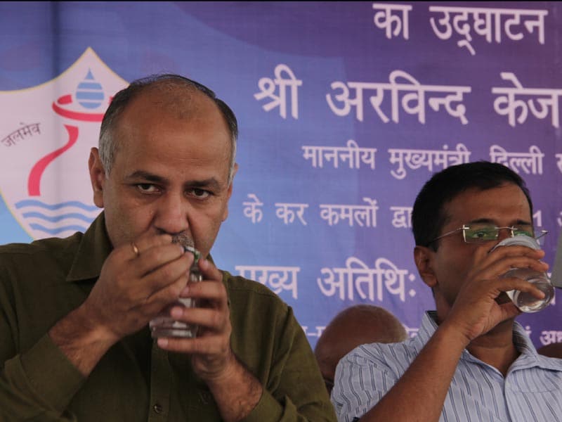 Aam Aadmi Party, AAP, AAP news, Arvind Kejriwal, Bawana water treatment plant, Manish Sisodia, Yogendra yadav, Prashant Bhushan, Delhi, New Delhi, India news