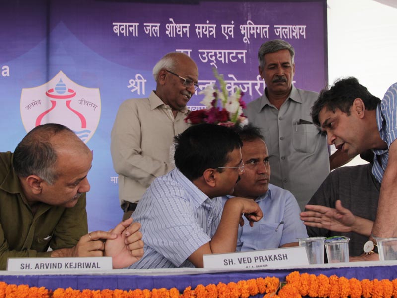 Aam Aadmi Party, AAP, AAP news, Arvind Kejriwal, Bawana water treatment plant, Manish Sisodia, Yogendra yadav, Prashant Bhushan, Delhi, New Delhi, India news
