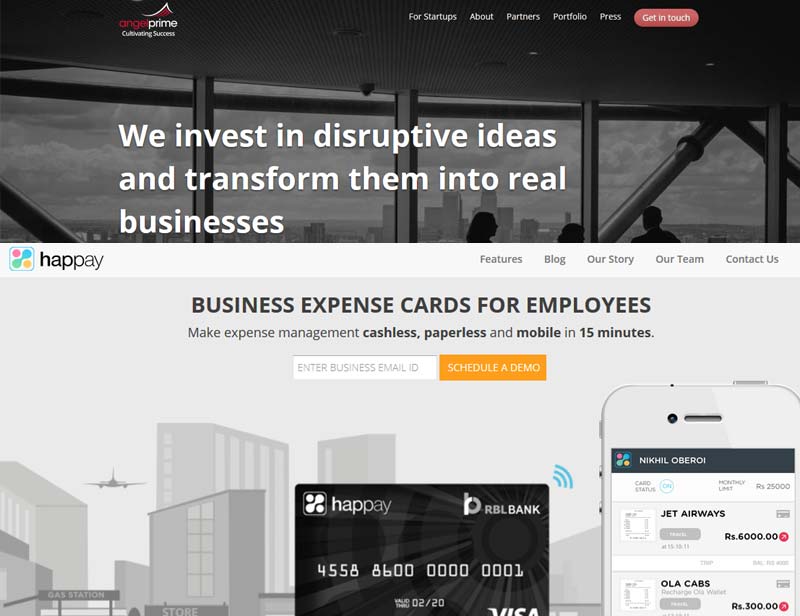 AngelPrime investment in Happay